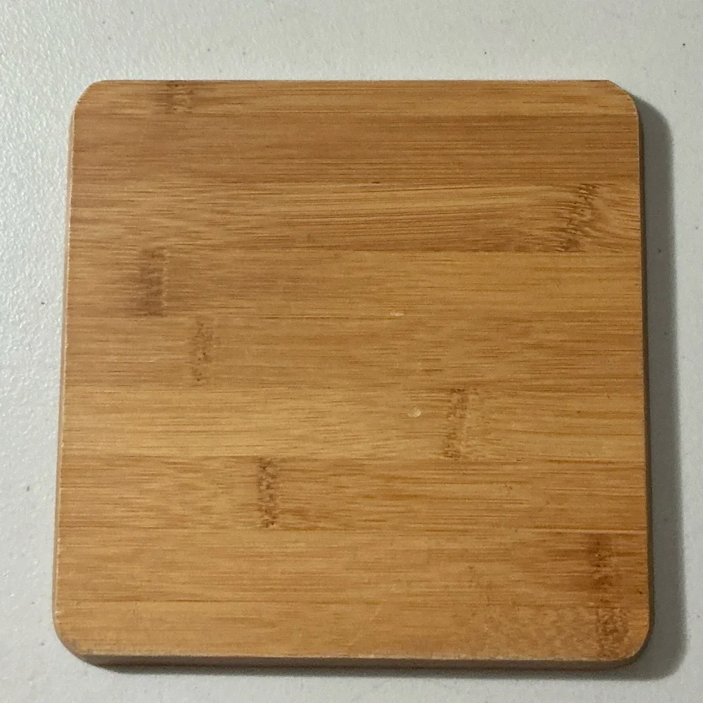 Bamboo Coaster with Logo
